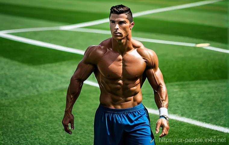 크리스티아누 호날두 축구 업적 - **Prompt 2: Champions League Glory in White**
    A powerful, cinematic, and photo-realistic depicti...